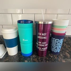 Washable cups assortment